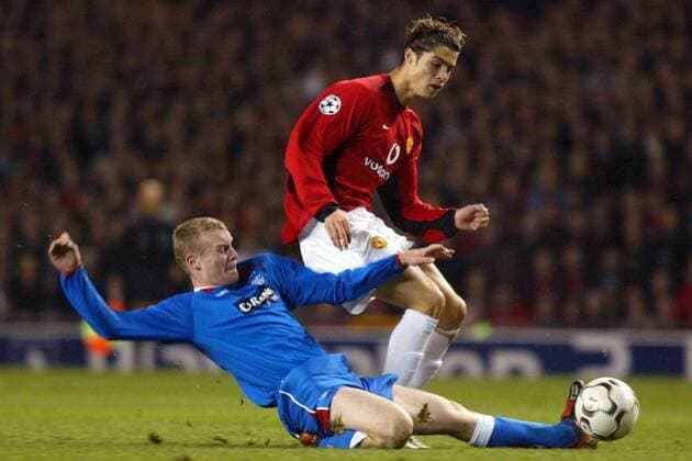 Fußball, Champions League, Manchester United - Glasgow Rangers 3:0