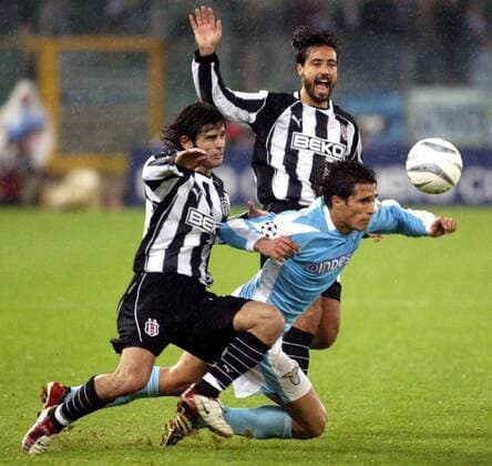 Fußball, Champions League, Lazio Rom - Besiktas Istanbul 1:1