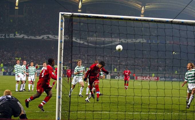 Fußball, Champions League, Olympique Lyon - Celtic Glasgow 3:2