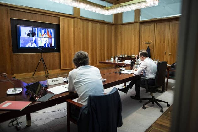 Ukraine-Konflikt, Chronik Normandie-Format, Videokonferenz 2020