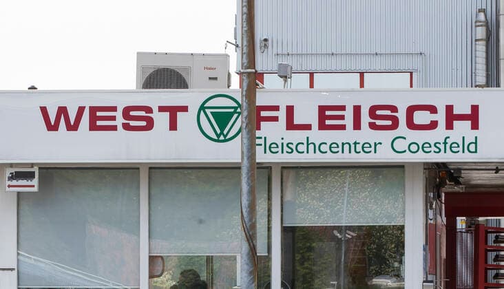Coronavirus, geschlossener Westfleisch Schlacht- und Zerlegebetrieb in Coesfeld
