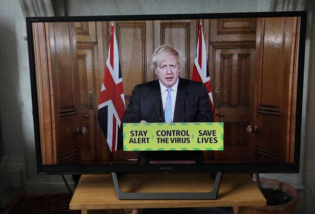 Coronavirus in Großbritannien, Boris Johnson will Briten zu Homeoffice auffordern