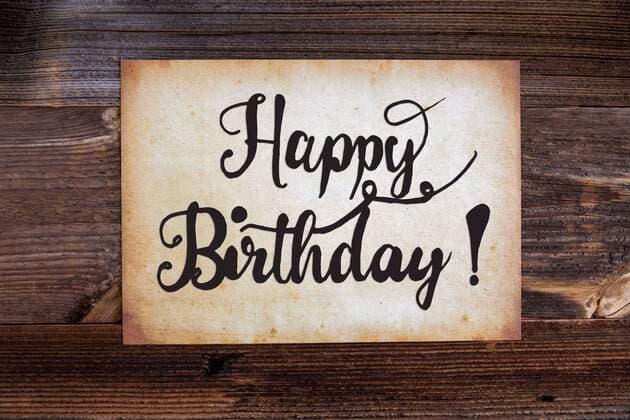 Geburtstag - Symbolbilder