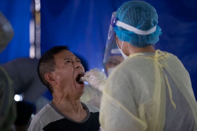 Coronavirus-Pandemie, Hongkong beginnt mit Massentests