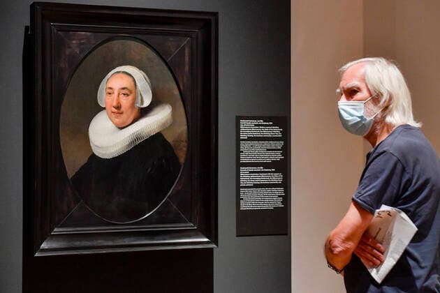 Rembrandt - Portrait of a Man Ausstellung in Prag