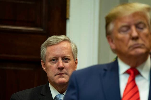 USA, Trumps Stabschef Mark Meadows mit Coronavirus infiziert