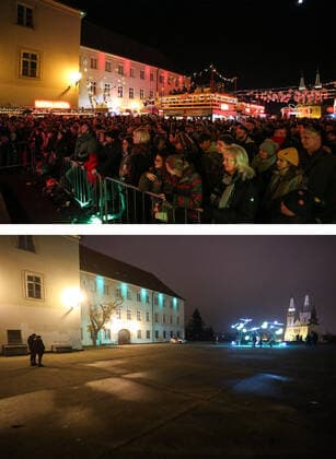 Coronavirus in Kroatien, Eindrücke aus Zagreb im Vergleich zum Vorjahr