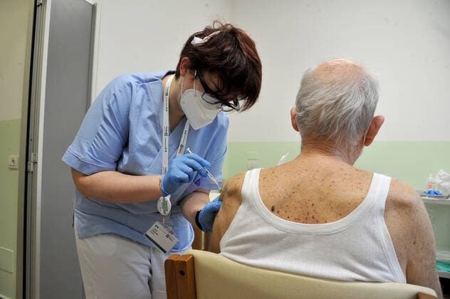Coronavirus in Italien, Impfzentrum in Mailand