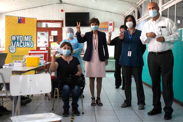 Coronavirus in Chile, Impfungen in Santiago