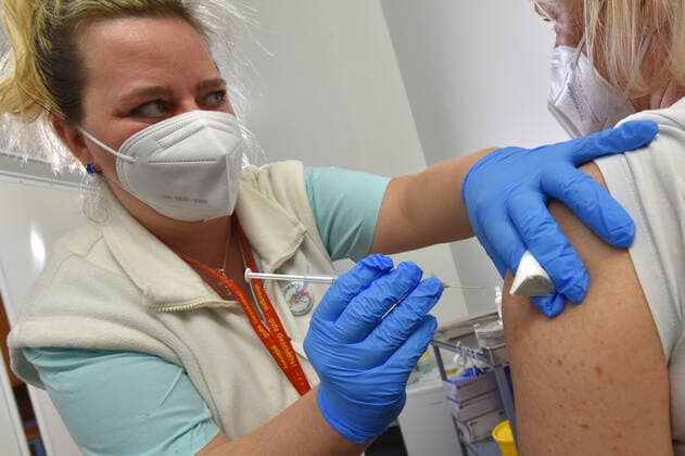 Coronavirus in Tschechien, Impfaktion in der Region Karlsbad