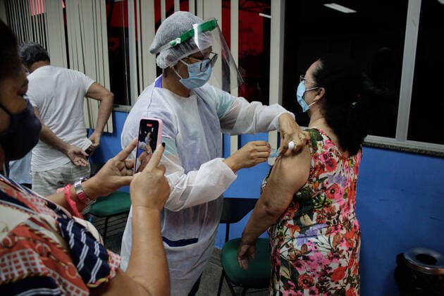 Coronavirus in Brasilien, Impfzentrum in Manaus