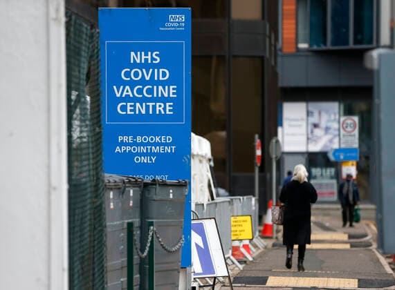 Coronavirus in Großbritannien, Impfzentrum in London