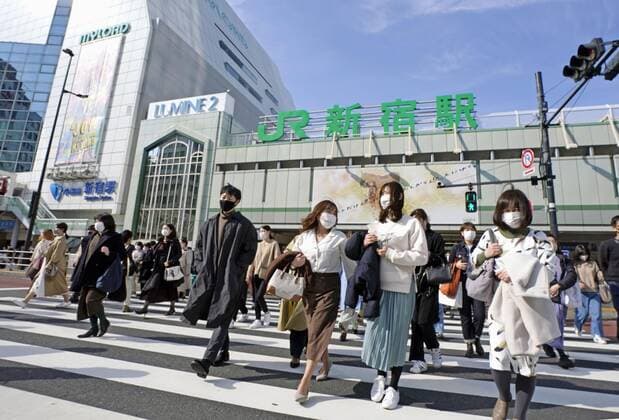 Coronavirus in Japan, Eindrücke aus Tokio