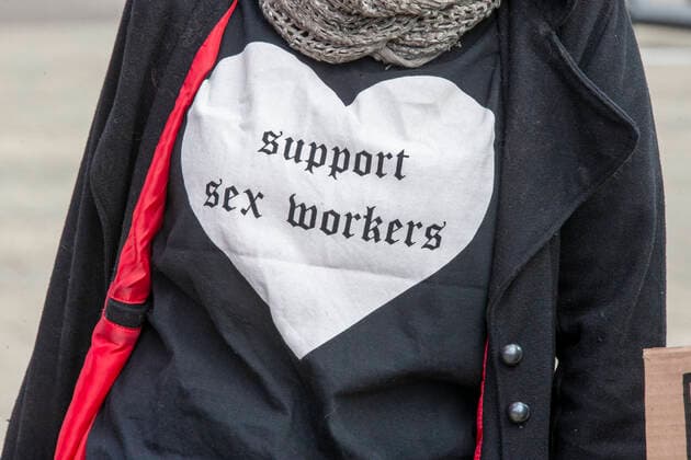 Coronavirus in Belgien, Proteste von Prostituierten in Brüssel