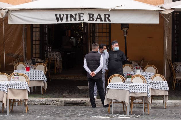 Coronavirus in Italien, Eindrücke einen Tag vor dem dritten Lockdown in Rom