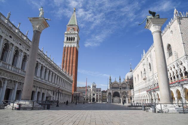 Coronavirus in Italien, Harter Lockdown in Venedig