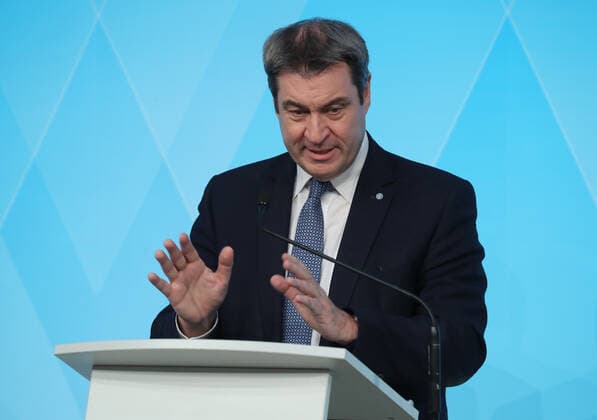 Coronavirus in Bayern, Pressekonferenz von Markus Söder zum Thema Corona Maßnahmen