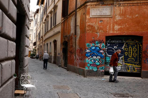 Coronavirus in Italien, Dritter Lockdown in Ro