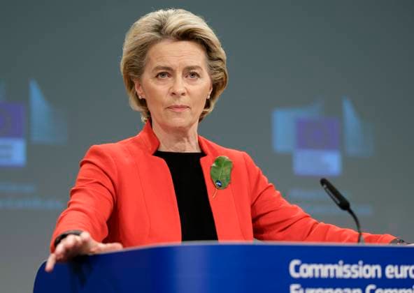 Coronavirus, Ursula von der Leyen Pressekonferenz zur EU-Impf-Kampagne