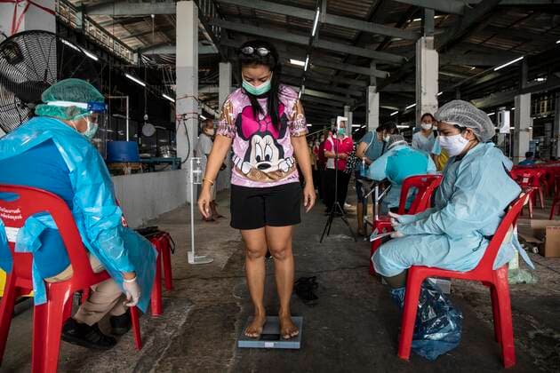 Coronavirus in Thailand, Sinovac-Impfungen in Bangkok