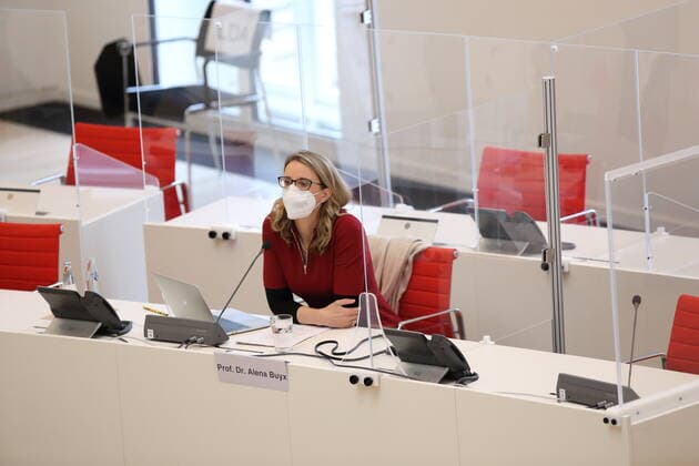 Brandenburg, Sitzung des Coronavirus-Untersuchungsausschusses im Landtag in Potsdam