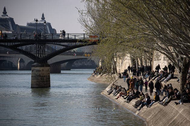 Coronavirus in Frankreich, Eindrücke aus Paris