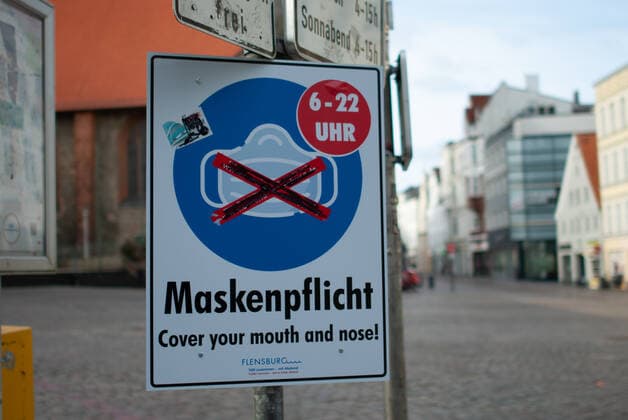 Coronavirus in Schleswig-Holstein, Eindrücke aus Flensburg