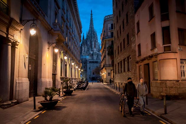 Coronavirus in Spanien, Eindrücke aus Barcelona