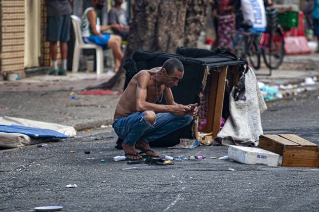 Brasilien, Cracolandia genanntes Viertel von Sao Paulo, Archivbilder