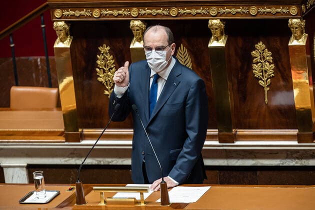 Coronavirus in Frankreich, Erklärung von Premier Jean Castex