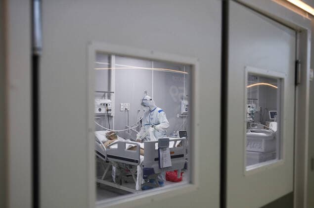 Coronavirus in Russland, Covid-Station im Sokolniki-Center