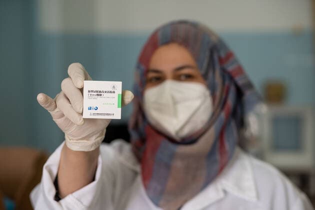 Coronavirus im Westjordanland, Sinopharm-Impfungen in Bethlehem