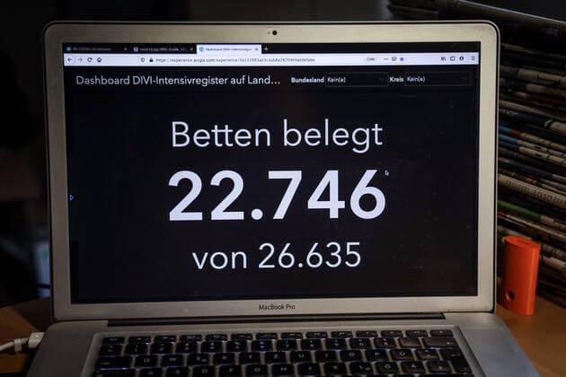 Coronavirus in Deutschland, DIVI-Intensivregister