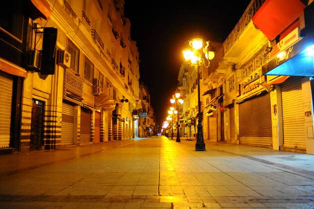 Coronavirus in Tunesien, Eindrücke vom Lockdown in Tunis