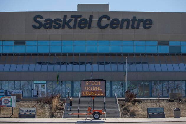 Coronavirus in Kanada, Impfzentrum in Saskatoon