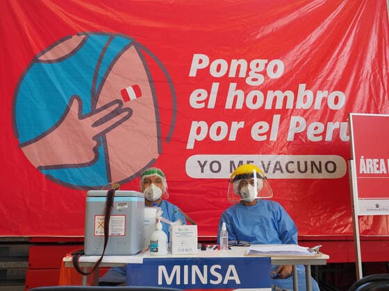 Coronavirus in Peru, Impfung in Lima