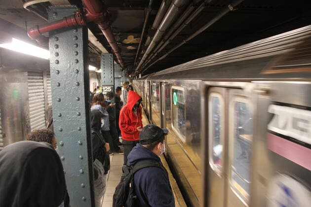 Coronavirus in den USA, Eindrücke aus der Subway in New York