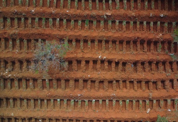 Coronavirus in Brasilien, Friedhof in Sao Paulo
