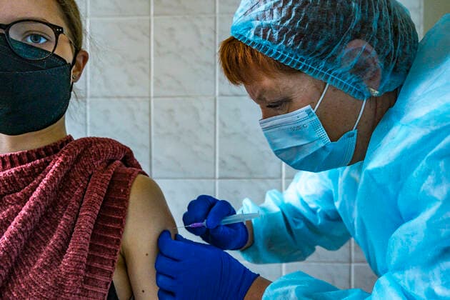 Coronavirus in der Ukraine, Impfung in Kiew