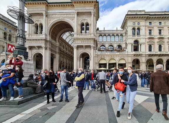 Coronavirus in Italien, Mailand öffnet Restaurants in der gelben Zone
