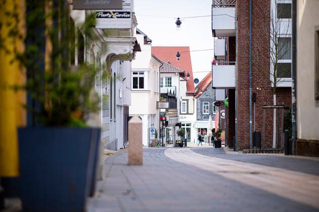Coronavirus in NRW, Eindrücke aus Lübbecke