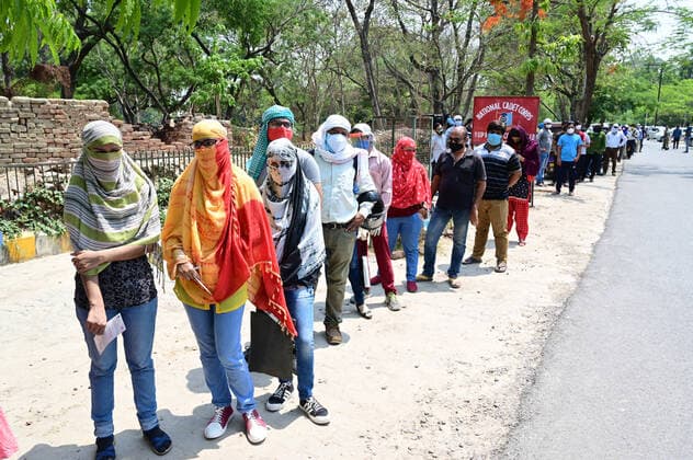 Coronavirus in Indien, Landesweite Eindrücke