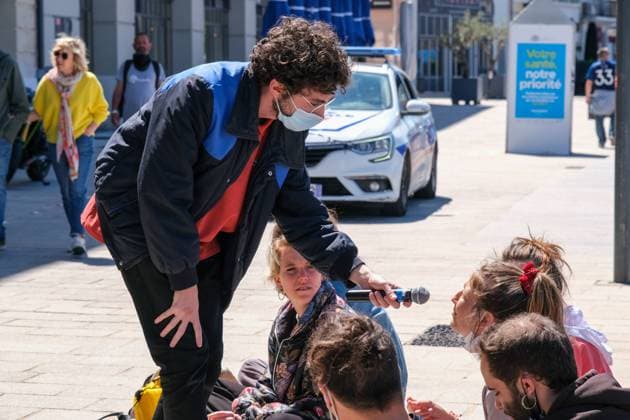 Coronavirus in Frankreich, Proteste der Theaterszene in Marseille