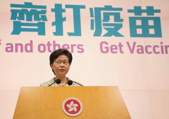 Coronavirus in Hongkong, Carrie Lam Pressekonferenz