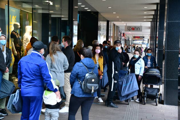 Coronavirus im Saarland, Eindrücke aus Saarbrücken