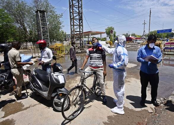 Coronavirus in Indien, Durchführung von Tests in Gurugram