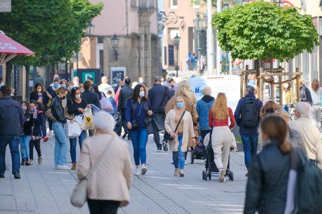 Coronavirus in NRW, Eindrücke aus Düsseldorf