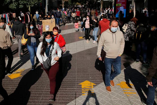Coronavirus in Chile, Eindrücke aus Santiago