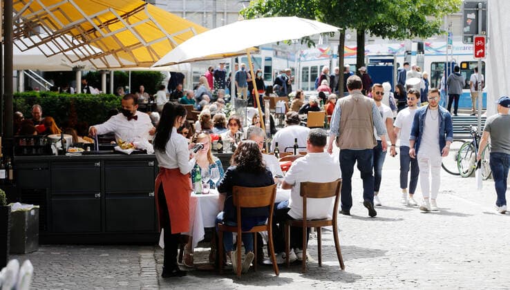 Coronavirus in der Schweiz, Eindrücke aus Zürich