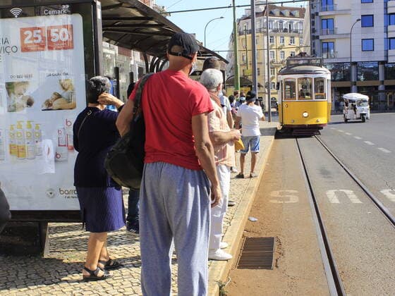 Coronavirus in Portugal, Eindrücke aus Lissabon